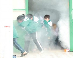 Tuyên truyền PCCC&CNCH cho học sinh trường PTDTBT Tiểu học Sam Măn